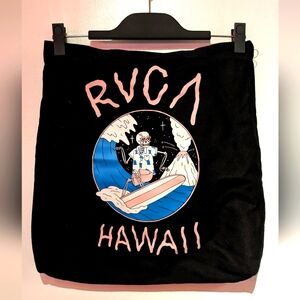 RVCA black canvas tote bag